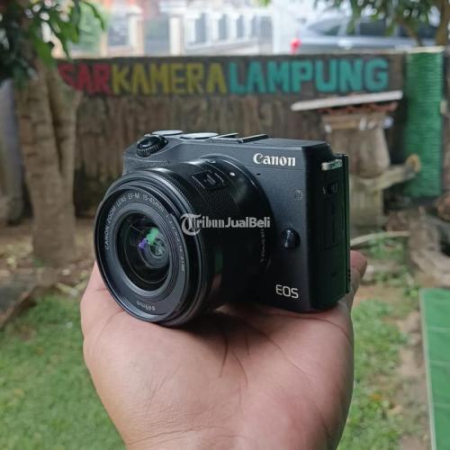 Kamera Mirrorless Canon M3 Fullset Hitam Bekas Normal Mulus Murah di Bandar Lampung Tribun