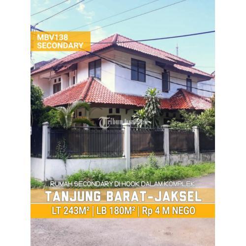 RUMAH SECONDARY SIAP HUNI TERAWAT POSISI HOOK DALAM KOMPLEK YANG ASRI  TANJUNG BARAT JAKARTA SELATAN