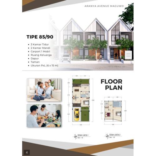 Dijual Rumah Baru Eksklusive di Tengah Kota Kenayan, Wedomartani, Ngemplak - Sleman