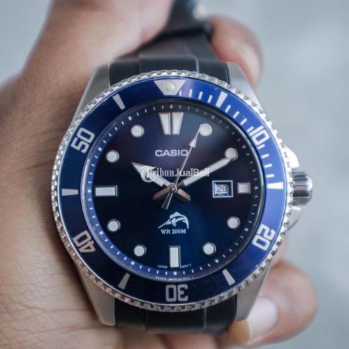 Jam Tangan Casio Marlin Duro MDVdi106B Quartz Diameter 44mm Second