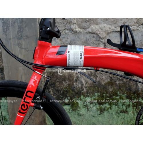 Sepeda Lipat Tren Verge D9 Speed Bekas Mulus Like New di