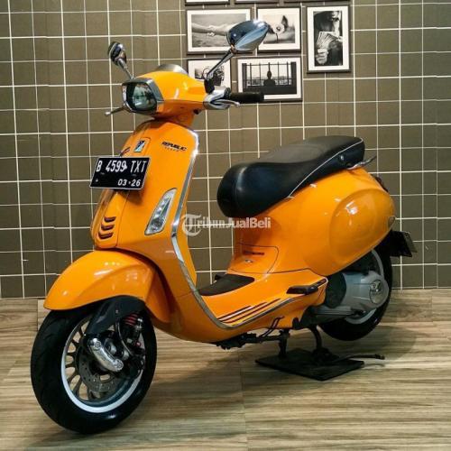 Motor Piaggio Vespa Sprint 150 3vie 2014 Orange Bekas Pajak Hidup Surat ...