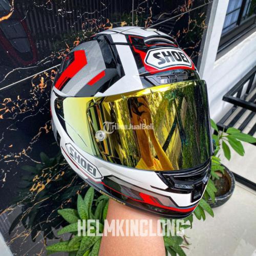 Helm Shoei X14 Brink TC Size L Second Fullset Mulus Normal Siap
