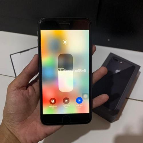 HP Apple iPhone 8 Plus 256gb Gray Bekas Inter Mulus Bebas Reset - Bekasi