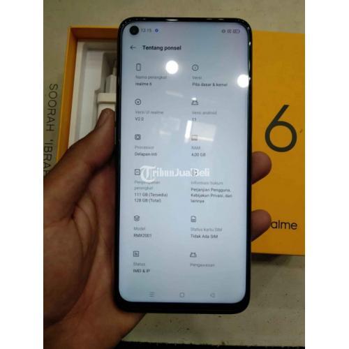 HP Realme 6 Ram 4/128GB IMEI Resmi Second Fullset Mulus Normal Siap Pakai - Semarang
