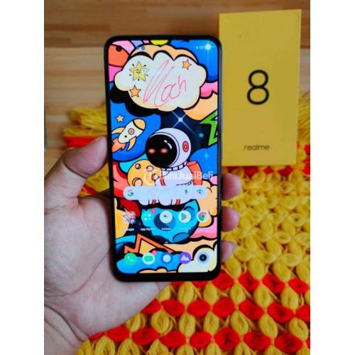 HP Realme 8 Black Ram 8/256GB Second Fullset Mulus Normal Siap Pakai - Semarang
