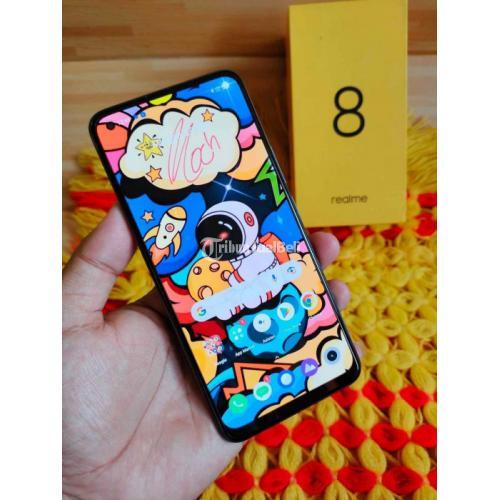 HP Realme 8 Black Ram 8/256GB Second Fullset Mulus Normal Siap Pakai - Semarang