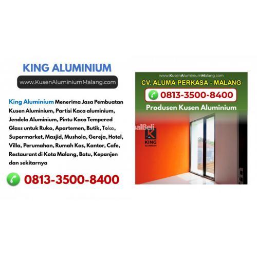 Supplier Kusen Kaca Mati Aluminium - Malang