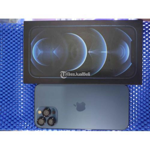 HP iPhone 12 Pro Max 128GB Pasific Blue Bekas Fullset Bergaransi - Yogyakarta