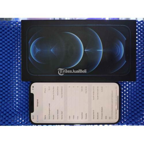HP iPhone 12 Pro Max 128GB Pasific Blue Bekas Fullset Bergaransi - Yogyakarta