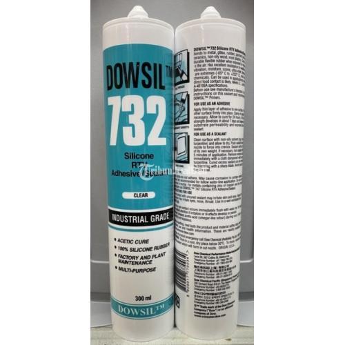 Dowsil RTV Silastic 732 Silicone Sealant, Dow Corning Lem Silikon