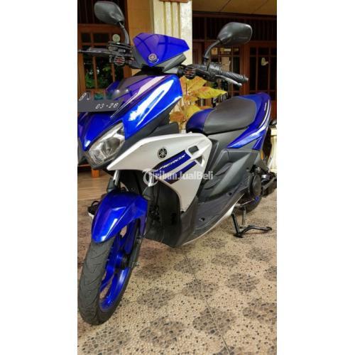 Motor Yamaha Aerox 125 2016 Blue Bekas Tangan Pajak Panjang di