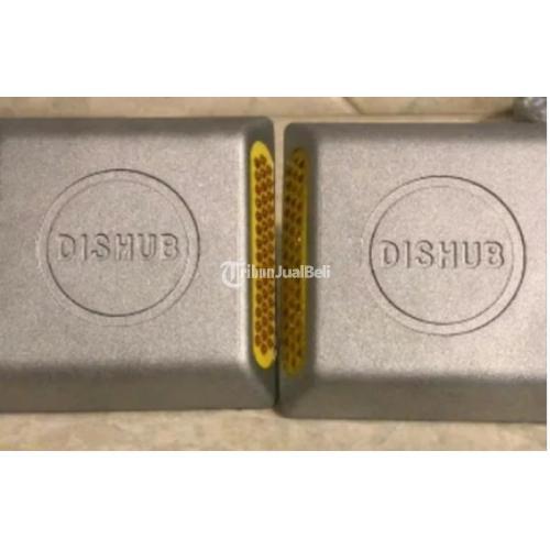 paku marka Jalan alumunium,road stud with reflector logo dishup