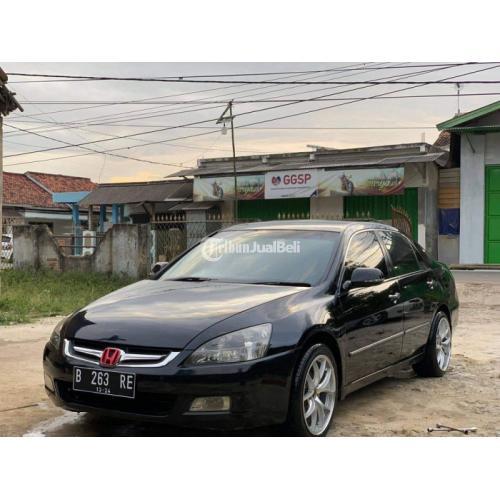Mobil Sedan Honda Accorf 2007 Warna Hitam Seken Pajak Off Harga Murah