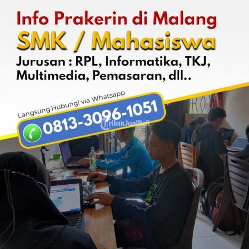 Lowongan Magang Daring SMK Jurusan Animasi Pasuruan