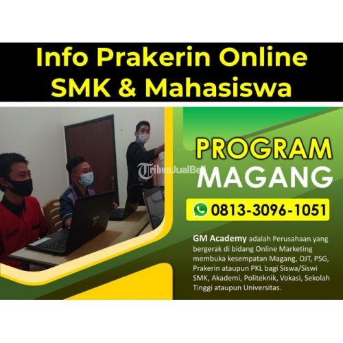 Lowongan Magang Online Mahasiswa Informatika