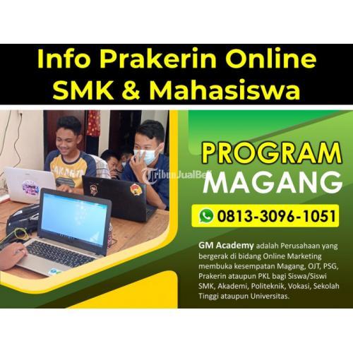 Lowongan Magang Online Untuk Mahasiswa Informatika