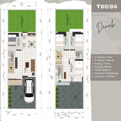 rumah scandinavian jatiwarna pondok gede