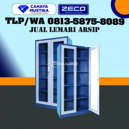 Lemari Arsip Sliding Kaca Merk Zeco