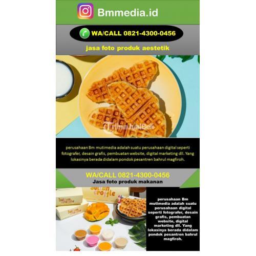 jasa foto produk makanan aestetik di pasuruan