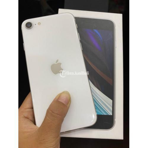 HP Iphone SE 2020 Bekas 64GB Warna Putih Mesin Normal Siap Pakai - Semarang