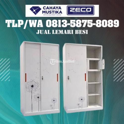 Almari Baju Besi 3 Pintu