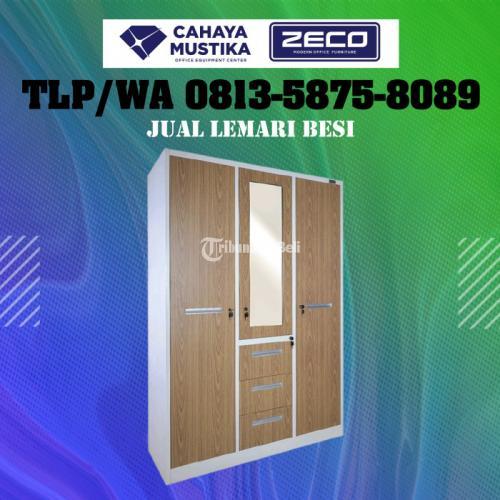 Almari Baju Besi 3 Pintu