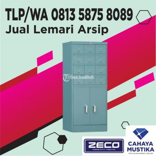 Lemari Arsip Sliding Kaca Merk Zeco
