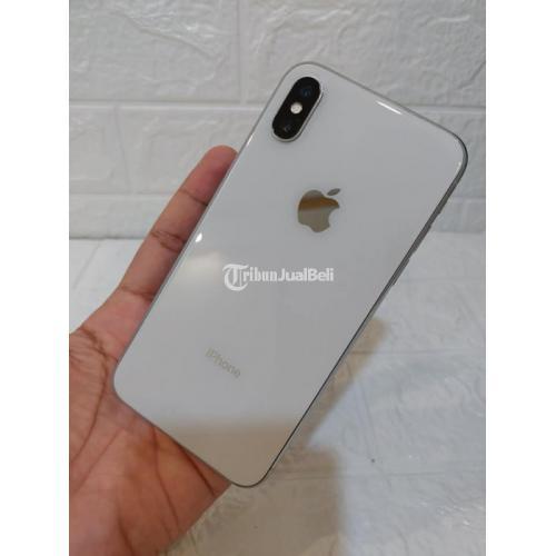 Hp Iphone X 256GB Bekas Warna Putih Siap Pakai Harga Murah - Surabaya