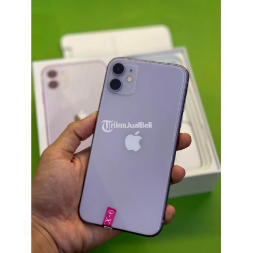 Hp Iphone 11 64 GB Second Kelengkapan Komplit Normal Siap Pakai - Kudus