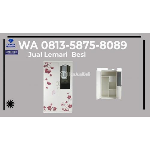 lemari gantung baju gamis kaca