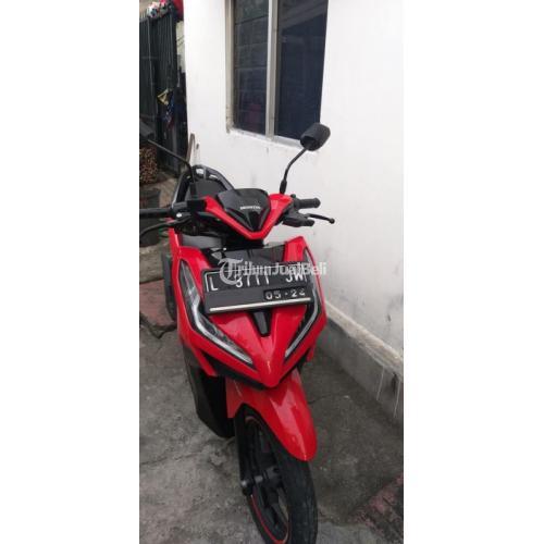 Motor Honda Vario 2019 Bekas Warna Merah Body Mulus - Surabaya