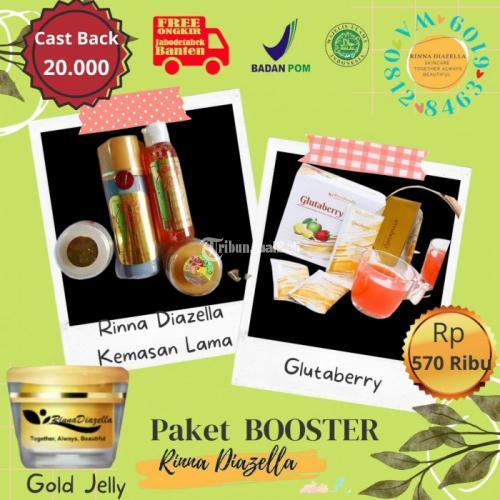 Produk Skincare lightening gold jelly Rinna Diazella 100% Original,Gratis Ongkir Wilayah Depok