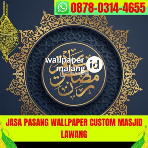 JASA PASANG WALLPAPER CUSTOM MASJID LAWANG