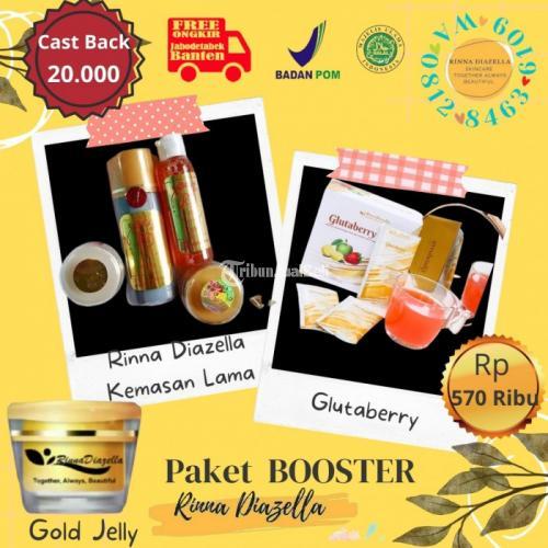 Produk Skincare lightening gold jelly Rinna Diazella 100% Original,Free Ongkir Wilayah Medan Satria