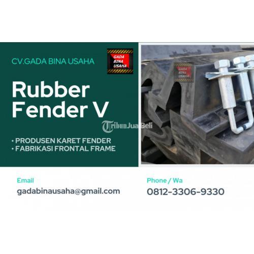 Rubber Fender V Dermaga - Makassar