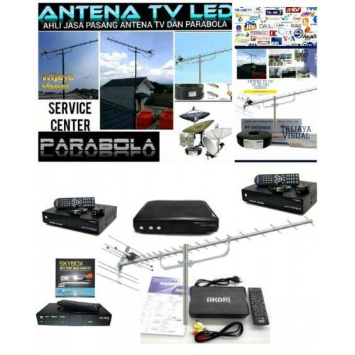Pasang antena TV parabola l agen toko ahli pasang penangkal petir Cikarang Bekasi