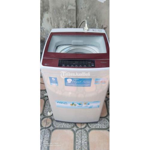 Mesin Cuci Merek Aqua Kapasitas 8KG Bekas Kondisi Normal Siap Pakai - Bantul