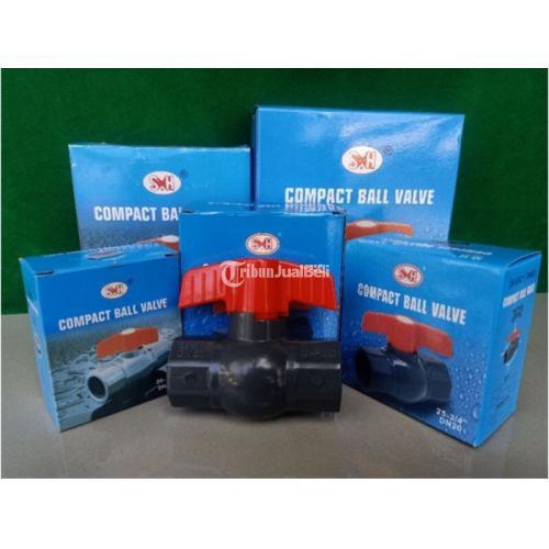 pvc ball valve compact 3/4 inch SH taiwan sch80,stop kran upvc pipa