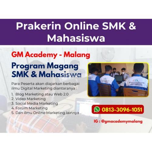 Info Magang Online SMK Jurusan Informatika Terdekat Kota Malang