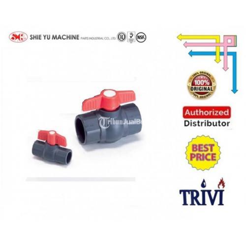 pvc ball valve compact 1 1/2 inch SH taiwan sch80,stop kran upvc pipa