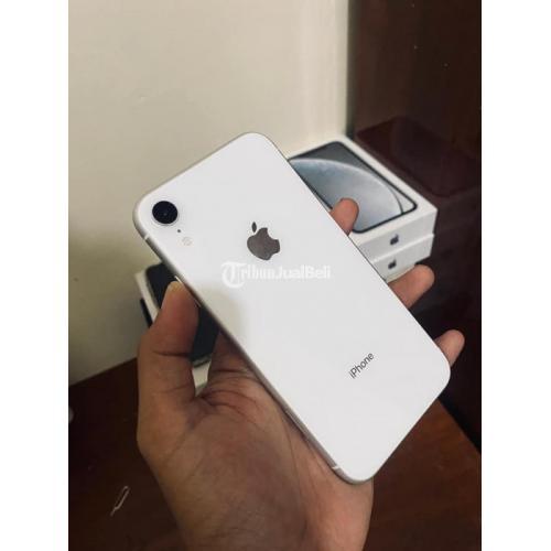 Hp Iphone XR 64GB Second Warna Putih Kondisi Mulus Fullset - Surabaya