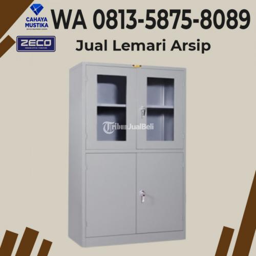 Lemari Arsip Sliding Kaca Merk Zeco