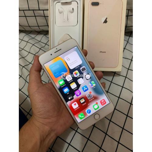 Hp Iphone 8 Plus 256GB Bekas Kondisi Mulus Warna Gold Normal - Jombang