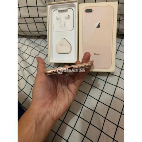 Hp Iphone 8 Plus 256GB Bekas Kondisi Mulus Warna Gold Normal - Jombang