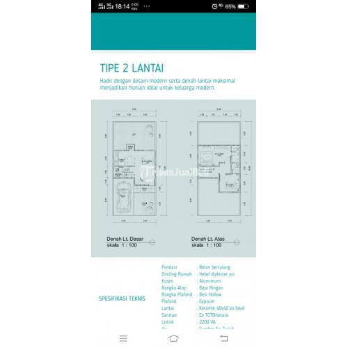 Rumah Cluster 2 Lt Nempel Jakarta