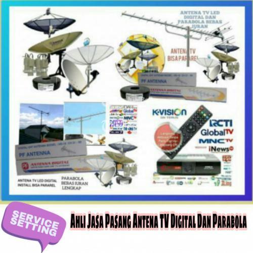 Jasa pasang antena TV parabola dan ahli teknik penangkal petir Ciseeng Citeureup Bogor