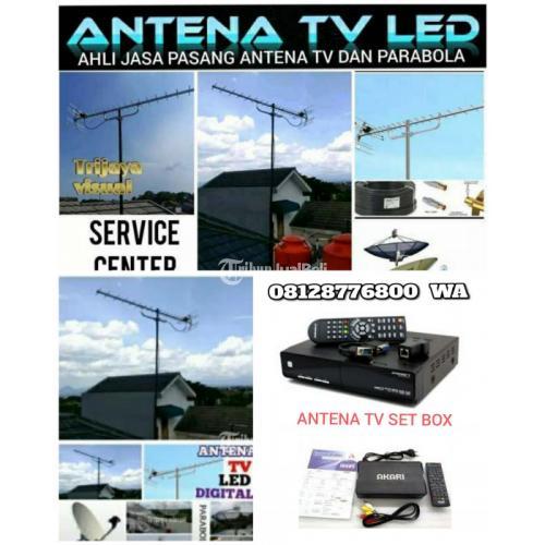 Pasang antena TV set box  & ahli jasa pasang penangkal petir Rawamangun Salemba