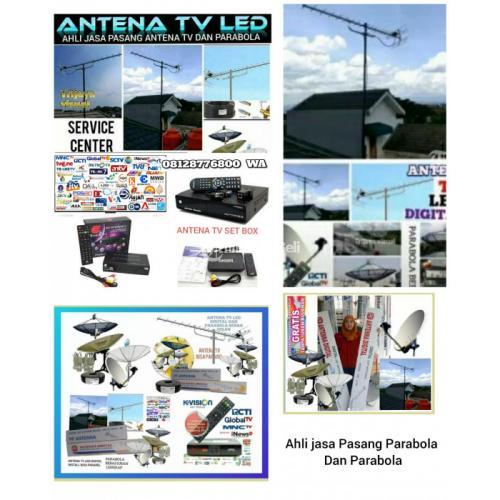 Agen toko ahli pasang antena TV parabola dan penangkal petir Citeureup