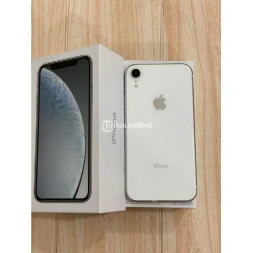 Hp Iphone XR 64GB Bekas Warna Putih Kondisi Mulus Fullset Siap Pakai - Yogayakarta